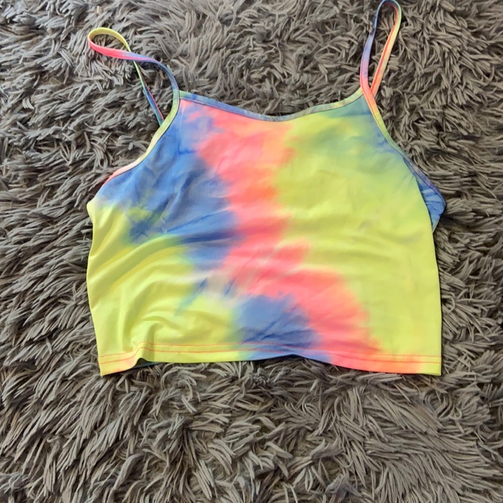 romwe cropped tank, size S